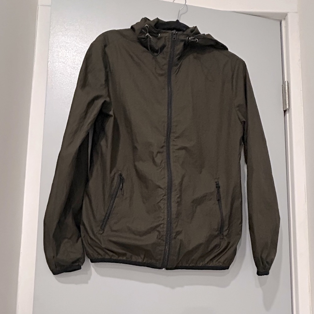 Goodfellows Small Lightweight Windbreaker - Dark Green